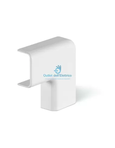 Scame Parre 876.AP3015 Esquina plana 30x15 blanco